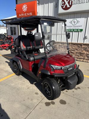 ICON i40X Golf Cart - Red